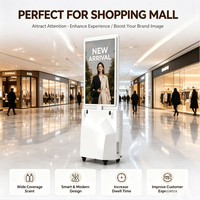 Diffuseur de parfum publicitaire commercial, écran LCD intelligent UHD 43'' à écran partagé, diffuseur d'arômes pour KTV, hôpital, bâtiment