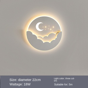 Lámpara de pared LED de lujo moderna para decoración interior del hogar pasillo creativo dormitorio luz de noche Control remoto instalación empotrada - Product Image 6