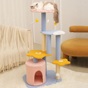 China Fabriek Groothandel Premium Kwaliteit Luxe Kat Klimboom Grote Kat <span class=keywords><strong>Condo</strong></span> Met Krabpalen - Product Image 6