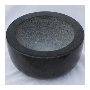 Çin verilen pişirme yeniden 16*8cm el hareketi cilalı mutfak granit pestle ve harç