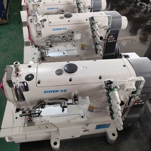 Máquina de Coser Zoyer de 3 Agujas y 5 Hilos, Cama Plana, Electrónica, Semiautomática, Equipo de Costura Textil - Product Image 3