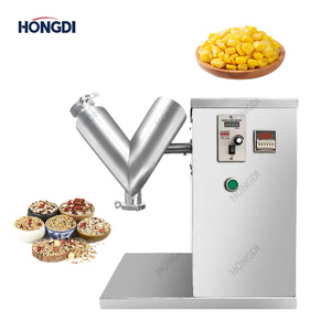 Mezcladora Industrial en Forma de V de Acero Inoxidable de Alta Eficiencia HONGDI, Controlada por PLC, Capacidad de 3 kg para Alimentos, Productos Químicos en Polvo - Product Image 2