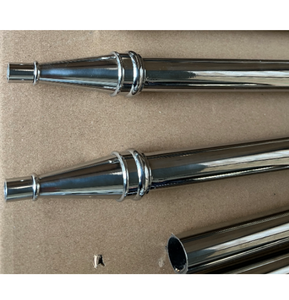 Lavabo de cerámica <span class=keywords><strong>Vintage</strong></span> para baño, lavabo doble blanco Luxor, soporte de consola, pata de encimera de cromo pulido, montado en la pared 2025 - Product Image 5