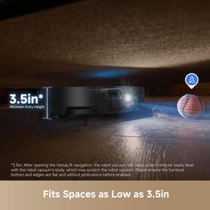 <span class=keywords><strong>Aspirateur</strong></span> <span class=keywords><strong>robot</strong></span> DREAME Certificate X50 Pro, sec/humide, 25KPa, forte aspiration, nettoyage automatique, LDS, couverture des coins à 100%, UE, pour la maison - Product Image 4