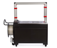 Machine d'emballage entièrement automatique pour la cerclage de cartons avec des courroies PP/PE de 5 mm, idéale pour la fixation de boîtes.