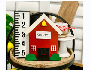 5 pièces fournisseur d'usine décorations de rentrée scolaire comme cadeau de professeur signe avec perles en bois décor de plateau à plusieurs niveaux - Product Image 2