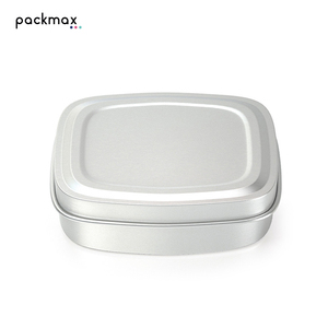 Boîte à savon en aluminium pour voyage, hôtel, savon artisanal, savon à raser - Porte-savon carré, boîte cadeau pour auberge de jeunesse, salle de bain - Product Image 1