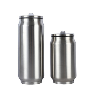 ขวดน้ำกระป๋องโคล่าสูญญากาศผนังสองชั้น350/500มล. พร้อมฝาหลอดพลิก - Product Image 4