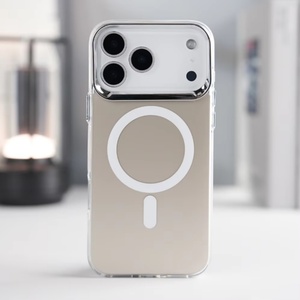 Coque magnétique antichoc et anti-rayures IMD laser mate avec chargement sans fil pour iPhone 17 Pro Max – Étui arrière magnétique pour téléphone S26 - Product Image 3
