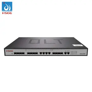 HSGQ-XE08R 10G EPON OLT 8pon EPON OLT 19inch 1U With 4 Port 10g Uplink 4*RJ45 Port