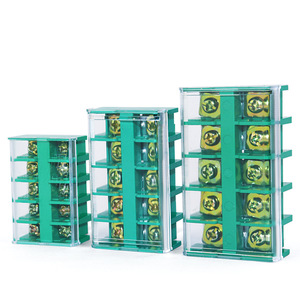 TENGEN JF5 Terminal <b>Block</b> 67x42x32mm DIN Rail <b>Mount</b> Wire Connector With High And Low Rails - Product Image 2