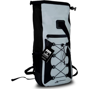 Échantillon Gratuit Sac à Dos Étanche en Cuir Véritable avec Cadre Externe 36-56L pour Kayak, Rafting, Nautisme, Plage, Surf - Product Image 4