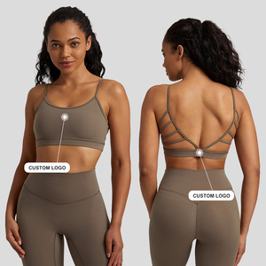 4070 nouveauté Yoga soutien-gorge haut femmes à bretelles soutien-gorge <span class=keywords><strong>de</strong></span> <span class=keywords><strong>sport</strong></span> couverture complète rembourré pleine taille croix entraînement Yoga soutien-gorge hauts - Product Image 1
