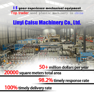 Sử dụng thứ hai tay PVC WPC 3D Tường lưới Trần Bảng điều khiển sản xuất làm đùn máy dây chuyền sản xuất - Product Image 6