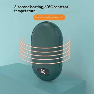 Set Hadiah Musim Dingin Mini Portabel Luar Ruangan dengan Pemanas Cepat, Pengatur Suhu 3 Tingkat, Magnetik Pintar 2-in-1, Bodi ABS Tahan Api - Product Image 3