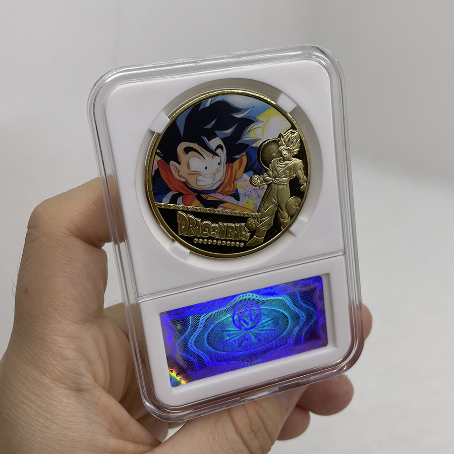 22種類のドラゴンボールzグコbuuピッコロコインとディスプレイケース