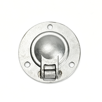 Anneau de tirage encastré rond de 55 mm en acier inoxydable AISI 316, quincaillerie marine, anneau de tirage encastré pour trappe de bateau, accessoires de yacht