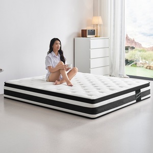 Ddp Giao Hàng 12Inch Túi Cuộn Dây Mùa Xuân Nệm Cuộn Lên Trong Một Hộp Sleepwell Nệm Không Dệt Vải Bộ Nhớ Bọt Nệm - Product Image 1