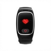 Montre connectée pour personnes âgées L16 Pro, 4G LTE, alarme SOS, détection de chute, GPS, LBS, WiFi, surveillance de l'oxygène sanguin, moniteur de température, tracker de forme physique