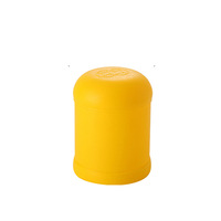 Gobelet à dés en mélamine, design à côtés droits, pour double jeu de dés, shaker manuel, options colorées, 5 dés inclus - Divertissement pour bars et KTV