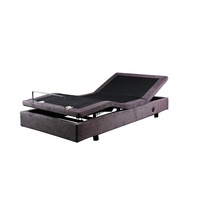 Cadre de lit réglable Okin allemand avec matelas, lit intelligent réglable, cadre de lit intelligent réglable, taille Split King