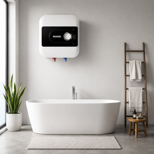 Chauffe-eau électrique à accumulation TADT Sola Square 30L pour salle de bain, avec réservoir intérieur en émail noir et blanc - Product Image 5