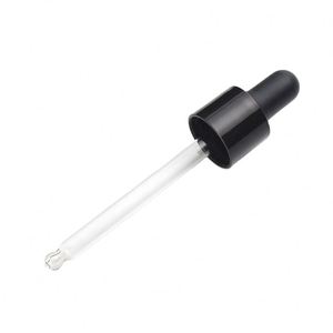 24/410 Luxury <b>Dropper</b> Cap Black Plastic Non-Spill Cap for Essential Oil <b>Dropper</b> <b>Bottle</b> - Product Image 4