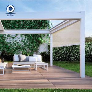 Gazebo con <span class=keywords><strong>Toldo</strong></span> Retráctil Impermeable, <span class=keywords><strong>Toldo</strong></span> Telescópico Deslizante para Patio, Pabellón Retráctil para Exteriores - Product Image 6