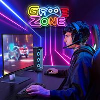 Enseignes LED néon à intensité variable alimentées par USB, décor de salle de jeu colorée, décoration de chambre de joueur, corps de lampe en acrylique IP65, idées cadeaux pour adolescents et enfants