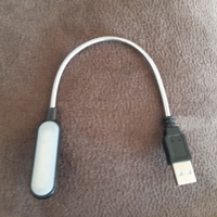 Mini lampe de lecture à 4 LED portable USB, lampe de nuit blanche/chaude, lampe de table pour ordinateur portable, banque d'alimentation, ordinateur portable, ordinateur