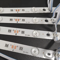 Bande lumineuse LED à réflexion diffuse 12V 24V avec lentille PMMA, angle de faisceau de 120 degrés pour les projets d'éclairage de lettres de panneaux publicitaires