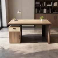 Bureau de direction moderne pour personnel de bureau, prix de gros abordable, avec design modulaire en bois pour mobilier de bureau à domicile