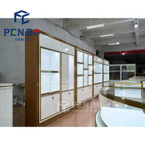 ตู้โชว์เครื่องประดับทรงกลมที่ทันสมัยดีไซน์เครื่องประดับสีขาวเคาน์เตอร์บาร์เครื่องประดับทองและเพชร - Product Image 6