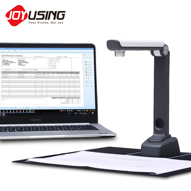 Joyusing E500 Cheap Portable 5.0MP Document Camera Scanner with Multiple Languages OCR Recognition