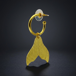 Pendientes Colgantes de Mariposa Trenzada en Tono Dorado de Soumya Creation, Chapados en Oro de 14K sobre Latón, para Mujer, Regalo para Fiestas, Joyería - Product Image 4