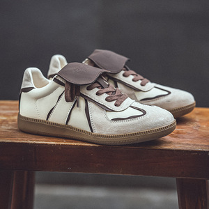 Baskets décontractées de créateur pour hommes, respirantes, style Derby vintage, chaussures de marche, mocassins plats en caoutchouc tendance, logo personnalisé - Product Image 4