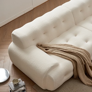 Sofá Cama Seccional Tapizado en Tela Moderna y Duradera con Forma Cuadrada y Múltiples Asientos para Apartamento y Chalet - Product Image 5