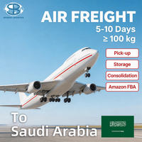 Agente de Envío Aéreo Económico DDP DDU de China a Arabia Saudita, Transitario, Servicio de Logística Puerta a Puerta, Consolidación de Carga