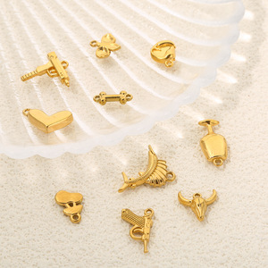 Talismans pour enfants occidentaux |   Pendentifs en acier inoxydable plaqué or 18 carats PVD pour la fabrication de bijoux |   Imperméable Hypoallergénique - Product Image 4