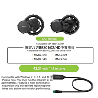 Cable de Programación Bafang CAN para Motor Central BBS01 BBS02 BBSHD, Cable USB de Nueva Versión para Bicicletas Eléctricas