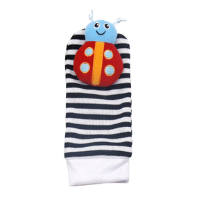 Offre Spéciale Doux En Peluche Infantile Bébé Enfants Poignet Hochets Âne Girafe Cerf Singe Chaussettes <span class=keywords><strong>Hochet</strong></span> Jouets - Product Image 5