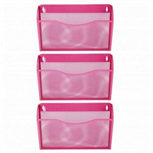 <b>Wall</b> Folder File Letter Pocket Holder Metal Mesh <b>Desk</b> Hanging Basket Box Bin Mail A4 Size Paper Document Organizer - Product Image 2
