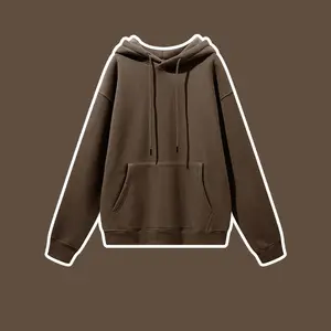 Autumn and winter plus fleece thick hooded solid color sweater pants European and American fashion hoodie suit