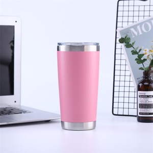 20oz 304 Stainless Steel Insulated Double Wall Eco-Friendly Camping Travel Tumbler Sliding Lid Powder Coated Coffee Water Mug - Product Image 5