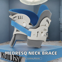 Collier cervical orthopédique réglable Medresq, dispositif de traction cervicale, orthèse cervico-thoracique, attelle en plastique certifiée CE