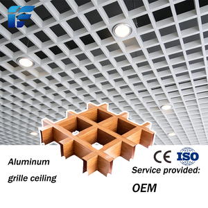 Griglia Quadrata in Alluminio di Alta Qualità per Controsoffitto a Prezzo di Fabbrica per Centri Commerciali e Hotel - Product Image 2