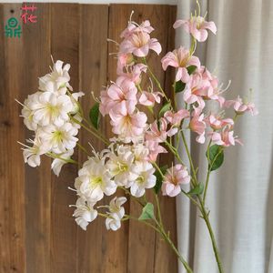 Fleurs artificielles en soie Hua Ding, couleurs mélangées, décoration de mariage, décoration de la maison, accessoires de photographie - Product Image 2