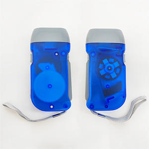 Ag077 Hand Crank Flashlight <b>Led</b> 3 Lamp Rechargeable With <b>Rope</b> For Outdoor Emergency Use - Product Image 3