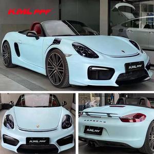 فيلم تغليف سيارات عالي الجودة بلون وردي أميري، مصنوع من مادة PET غير لامعة، قابل للإزالة، مناسب لتغليف هيكل السيارة - Product Image 5