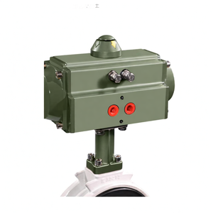 Válvula de Mariposa KITZ para Agua, DN80 3 Pulgadas, JIS10K, Asiento de Goma EPDM, Actuador Neumático de Doble Acción de Aleación de Aluminio, Pedido Urgente COVNA - Product Image 5